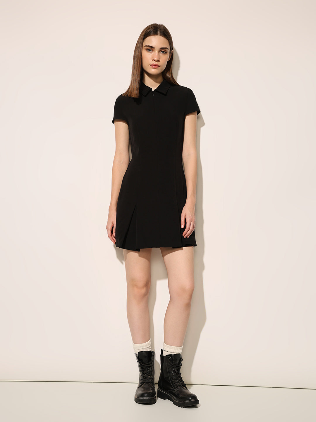 Black Fitted Mini Dress