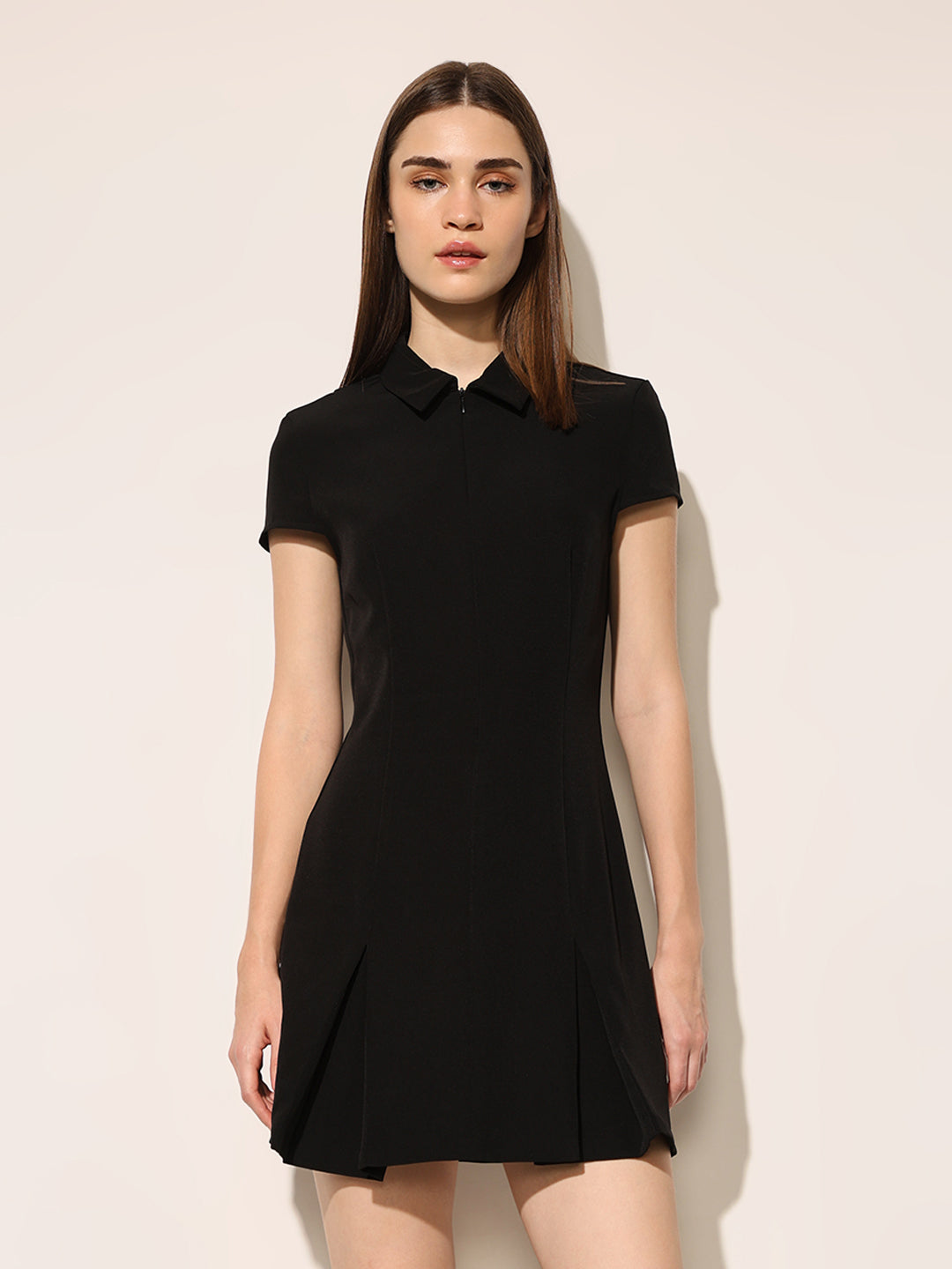 Black Fitted Mini Dress