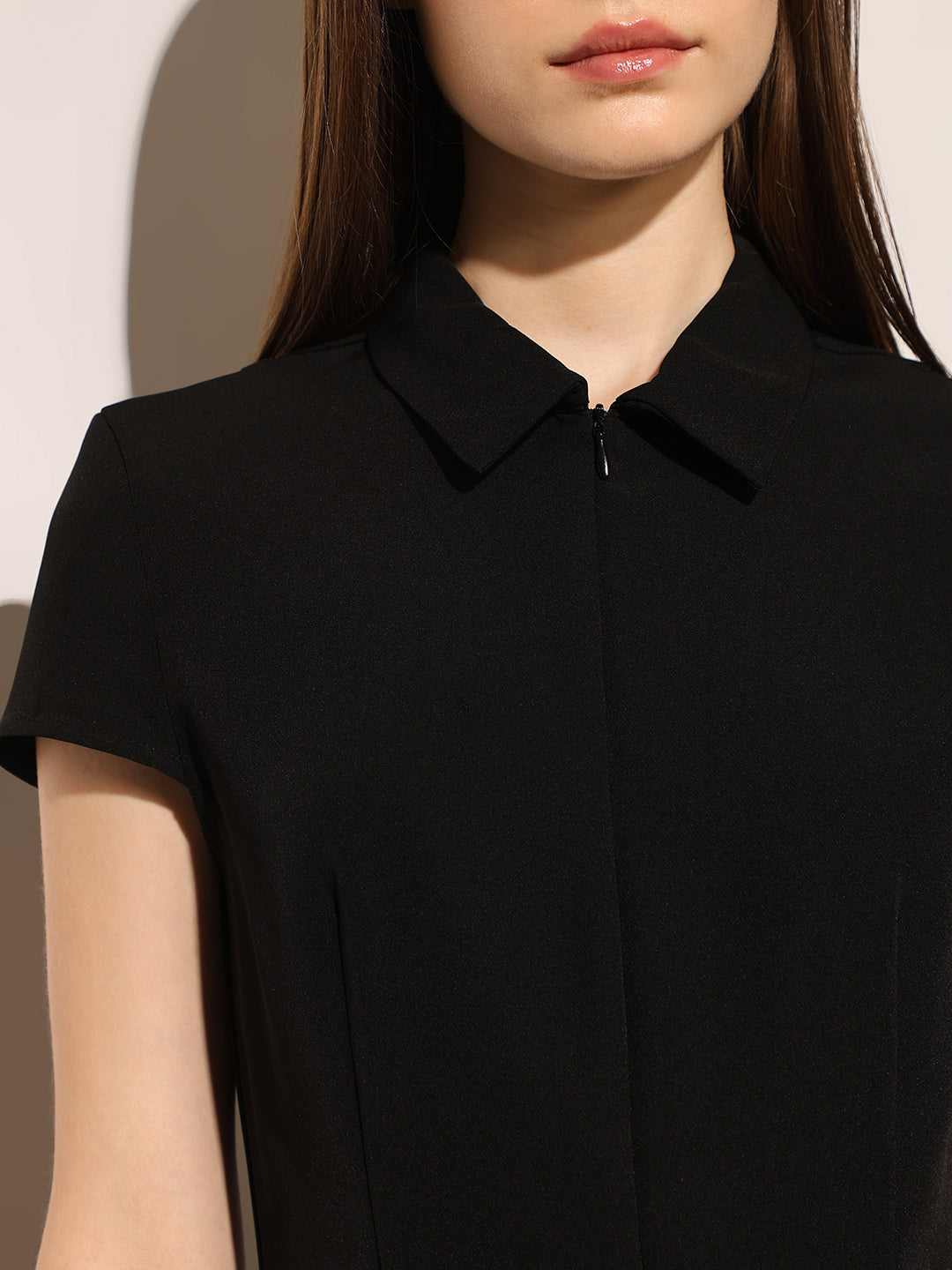 Black Fitted Mini Dress