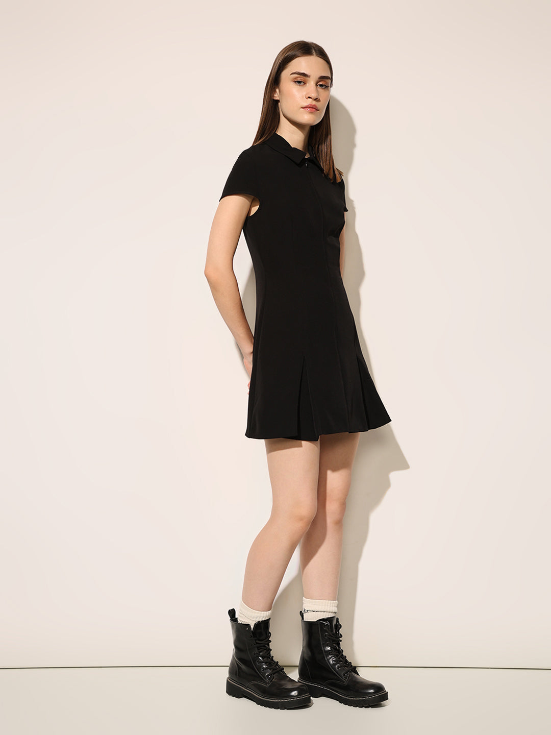 Black Fitted Mini Dress