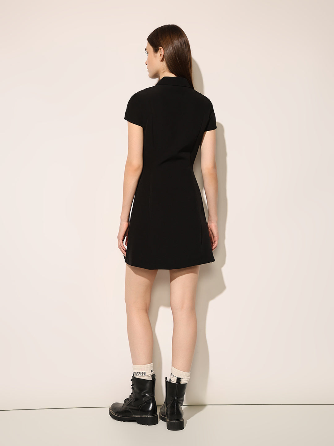 Black Fitted Mini Dress