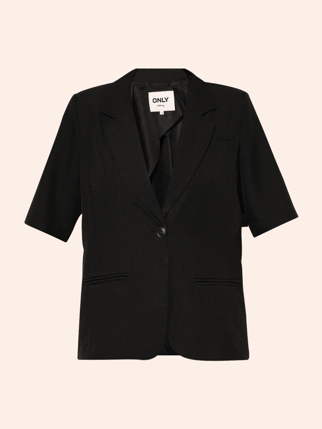 Black Single Breasted Blazer