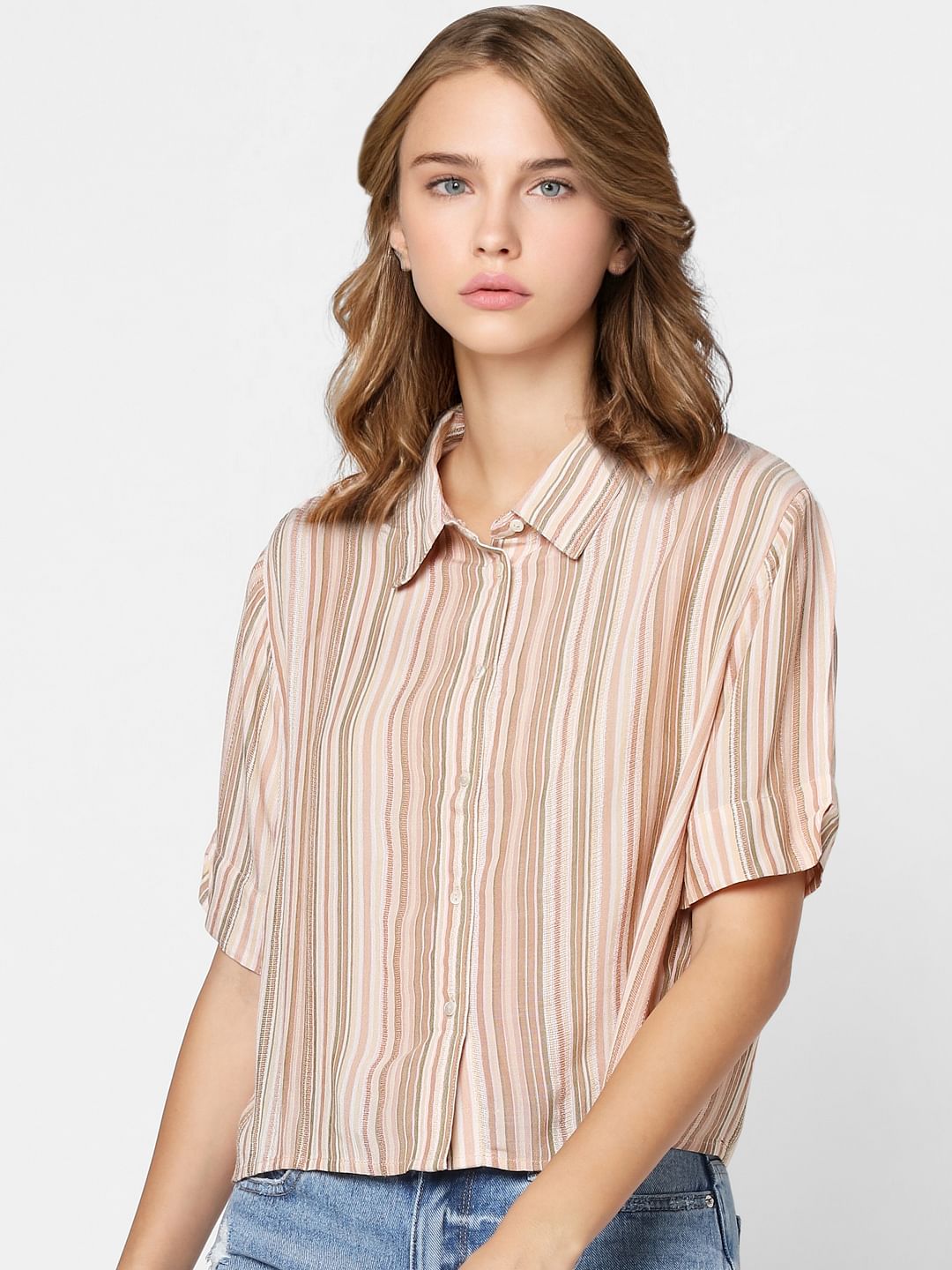 Pink Striped Shirt