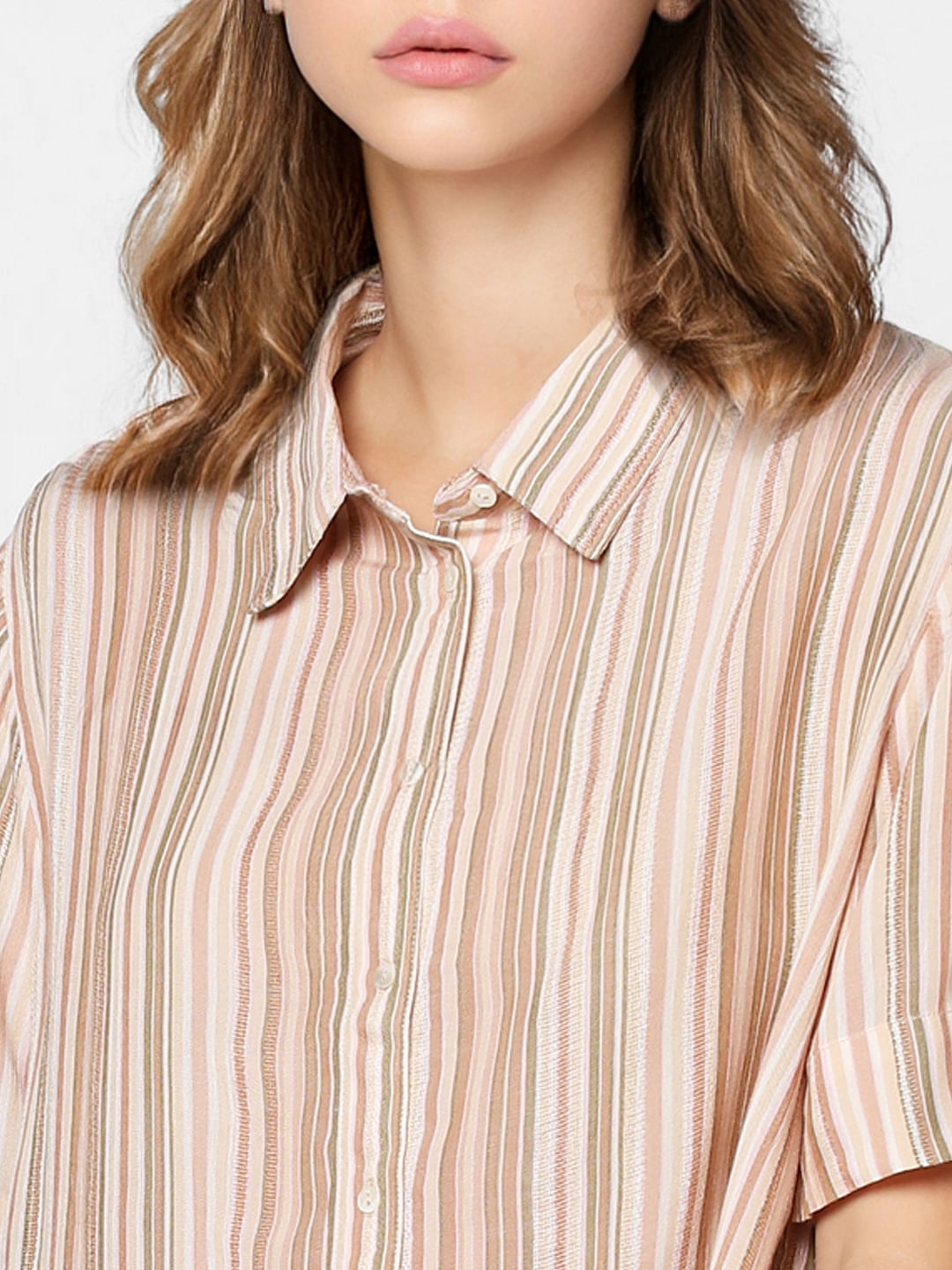 Pink Striped Shirt