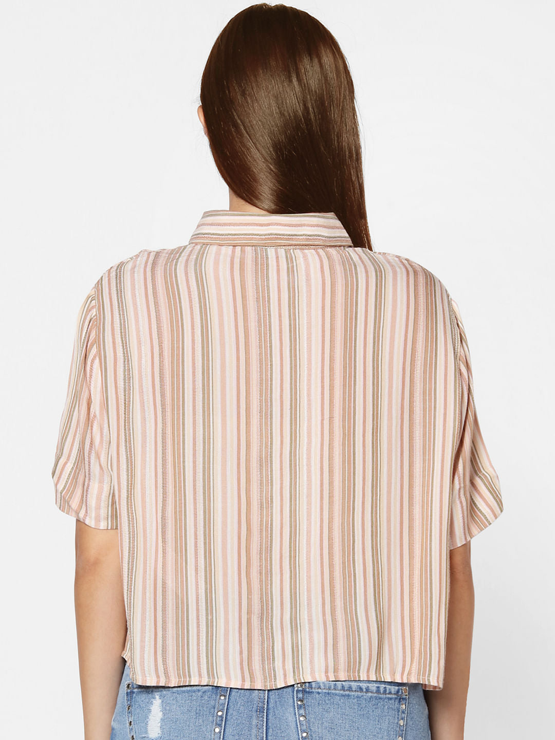 Pink Striped Shirt