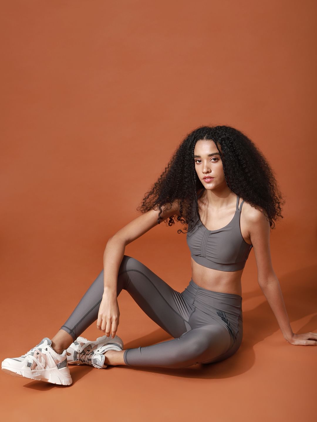 Dark Grey Co-Ord Sports Bra