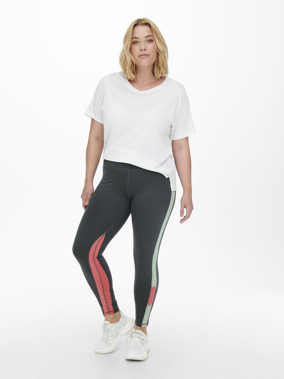 Play Curvy Dark Grey High Rise Training Tights