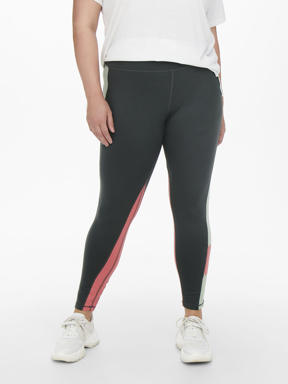 Play Curvy Dark Grey High Rise Training Tights
