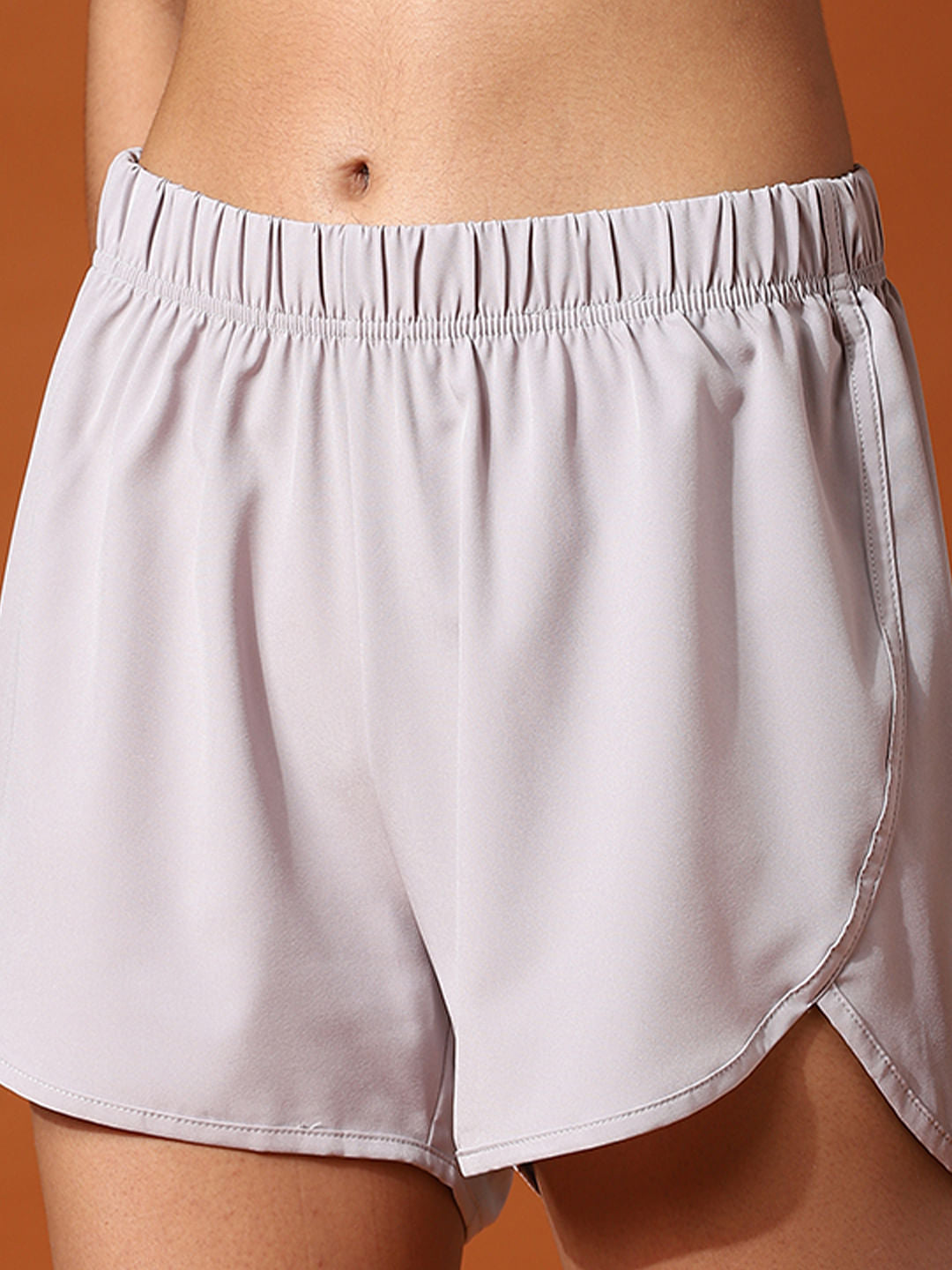 Play Grey High Rise Loose Training Shorts