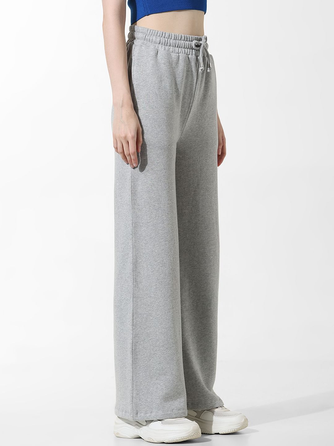 Grey Flared Co-Ord Sweatpants
