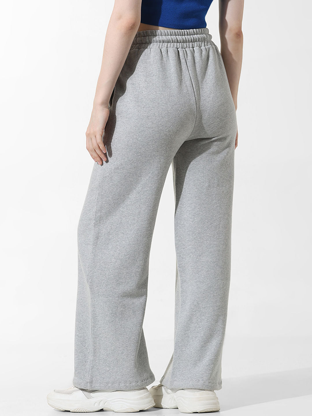 Grey Flared Co-Ord Sweatpants