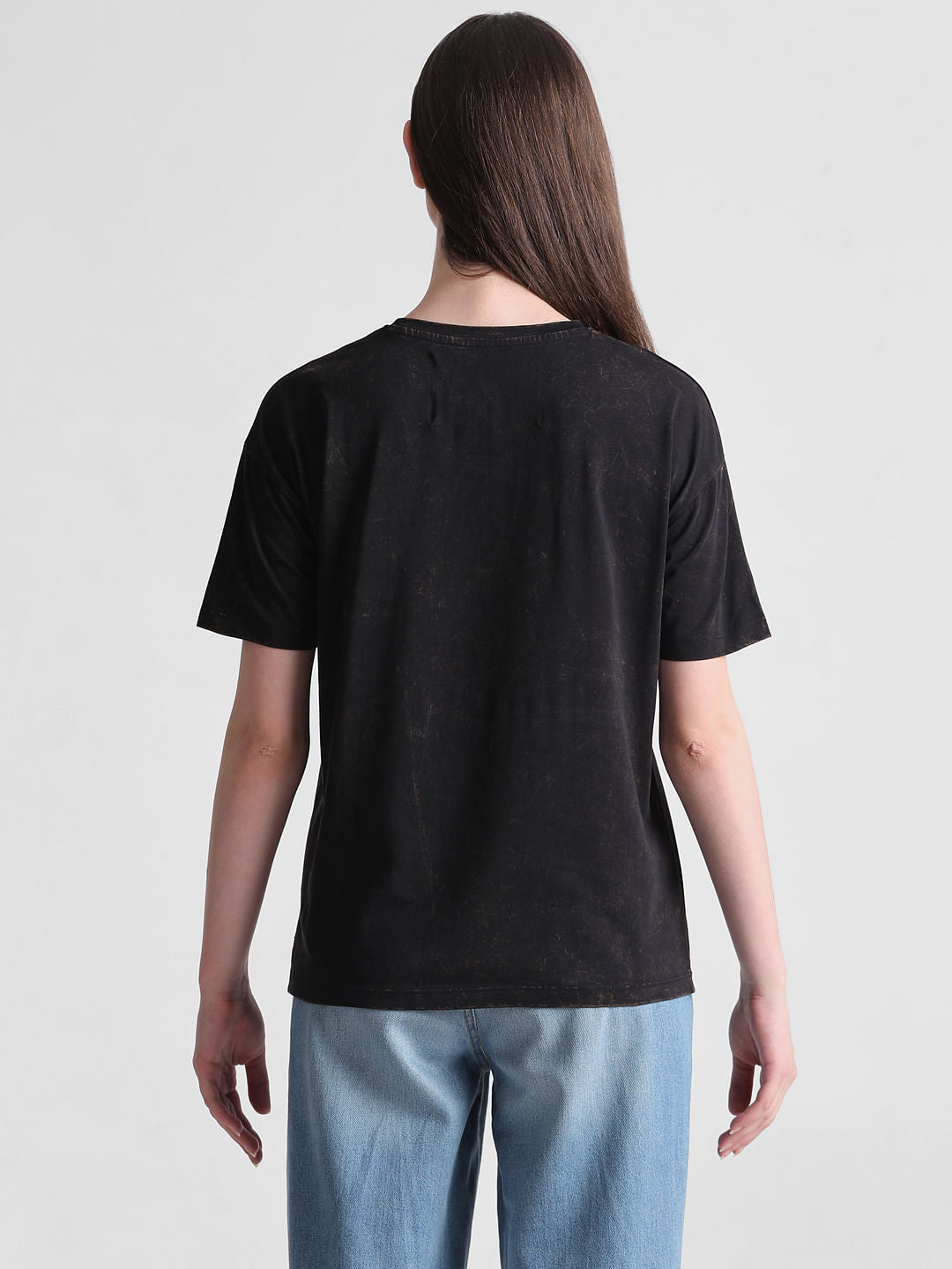 Only X Rick And Morty Black Graphic Print T-Shirt