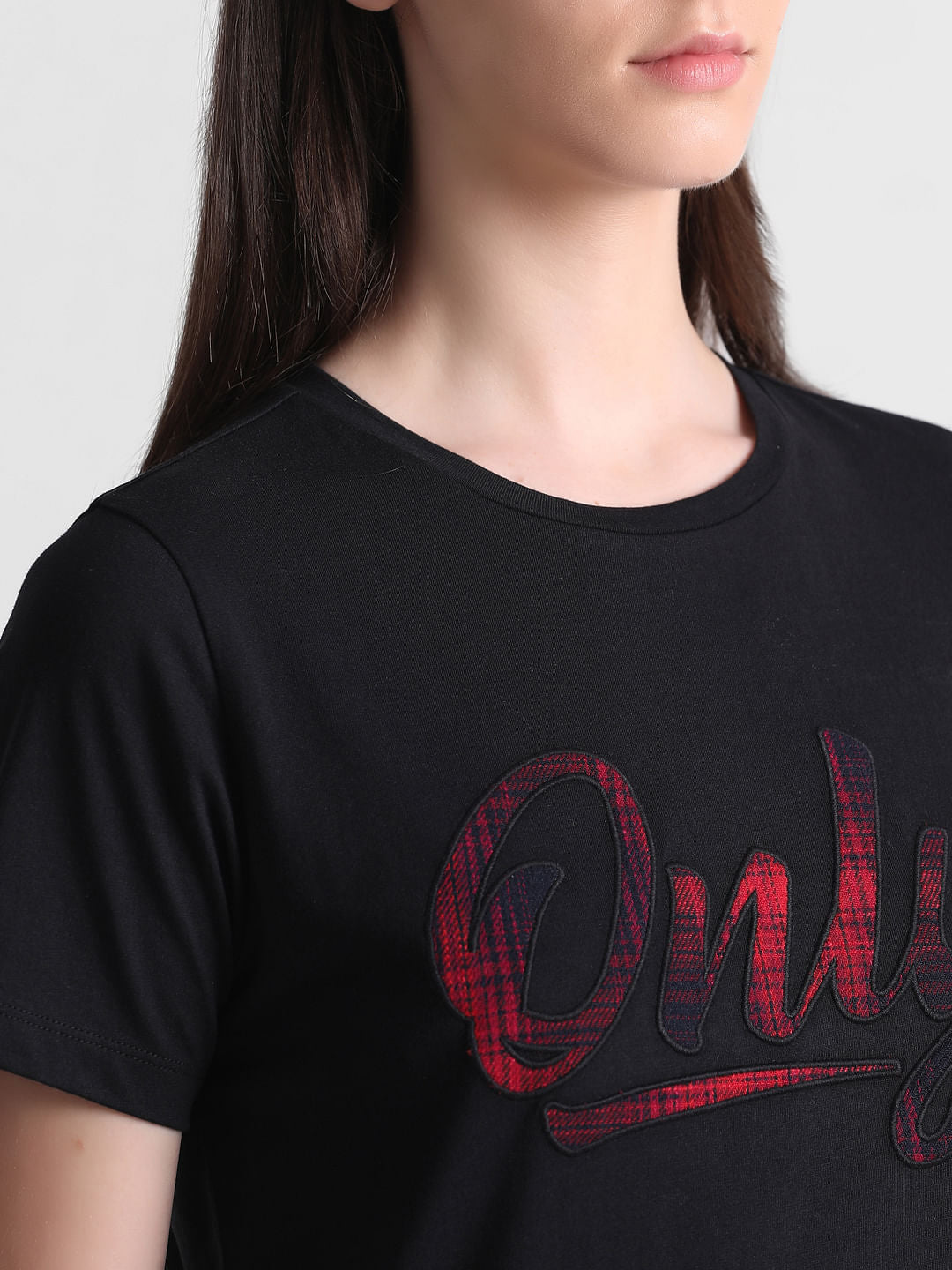 Black Logo Print T-Shirt