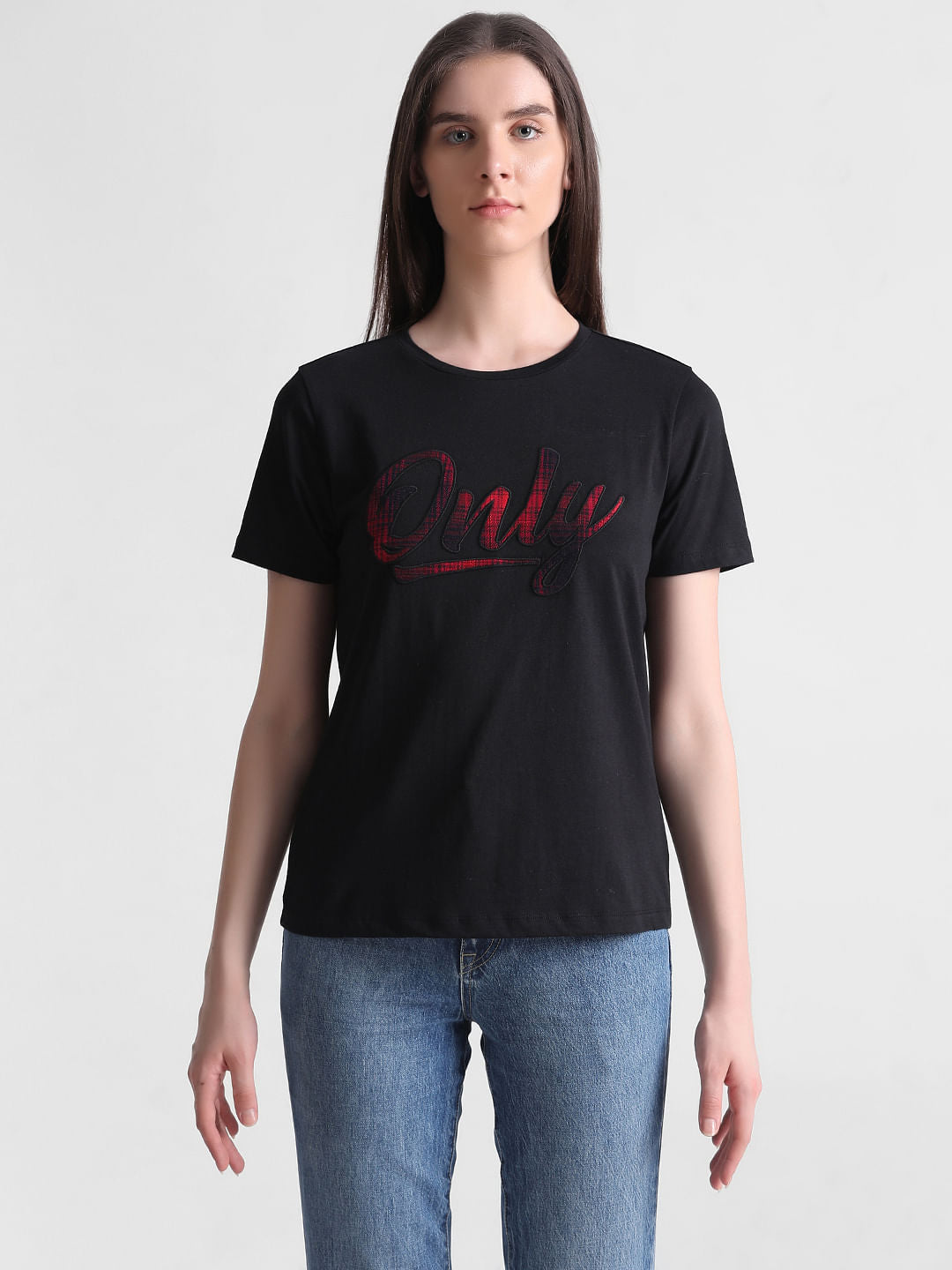 Black Logo Print T-Shirt