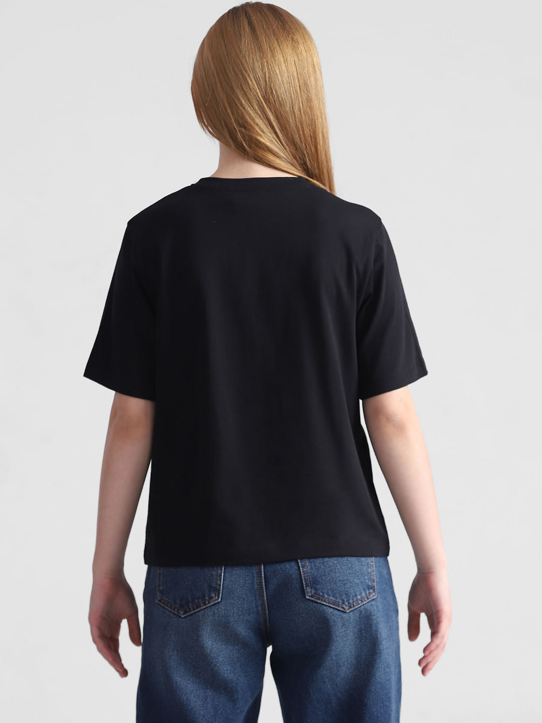 Only X Looney Tunes Black Printed T-Shirt