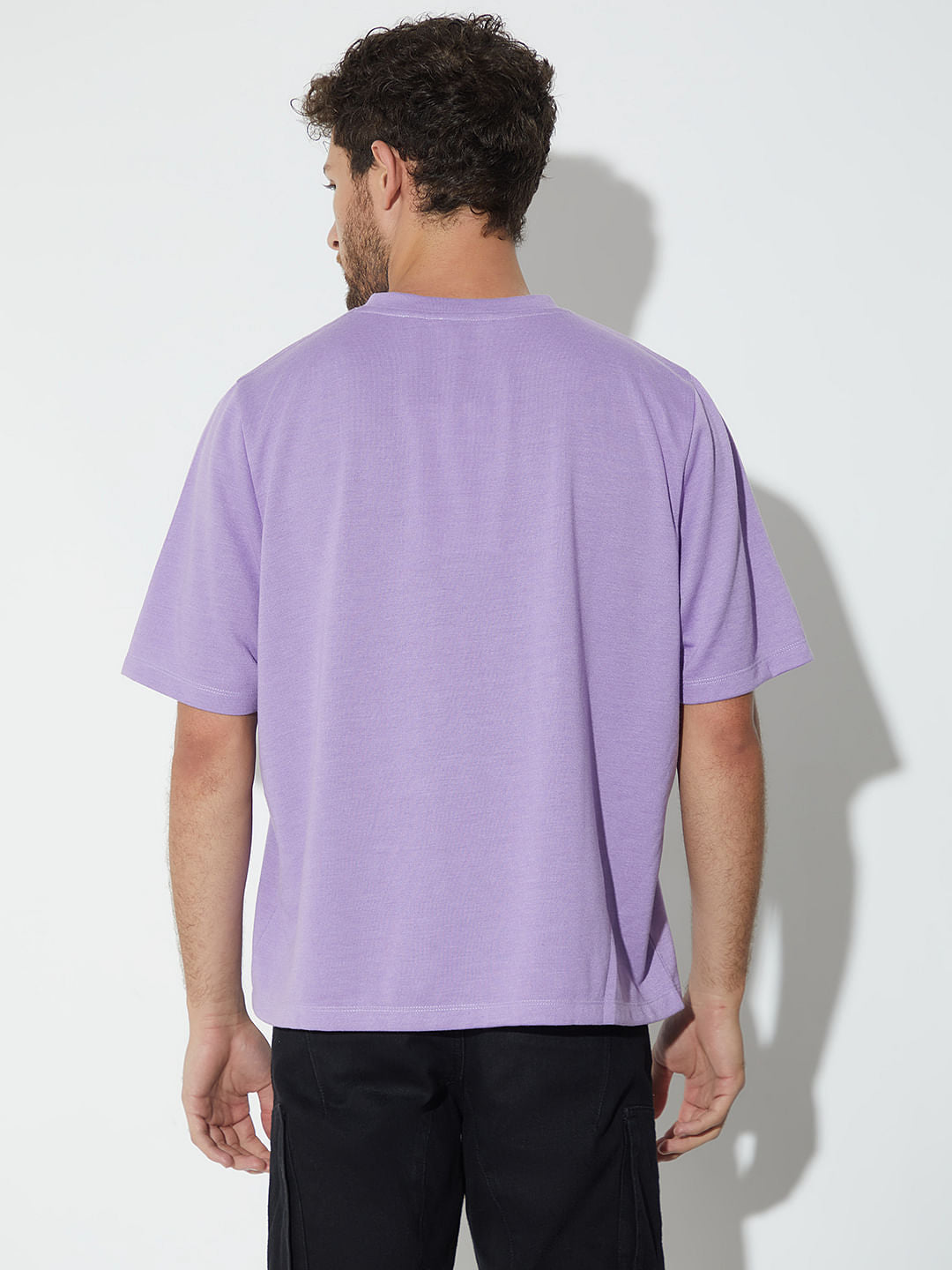 Only X Artverse Purple Graffiti Oversized Unisex T-Shirt