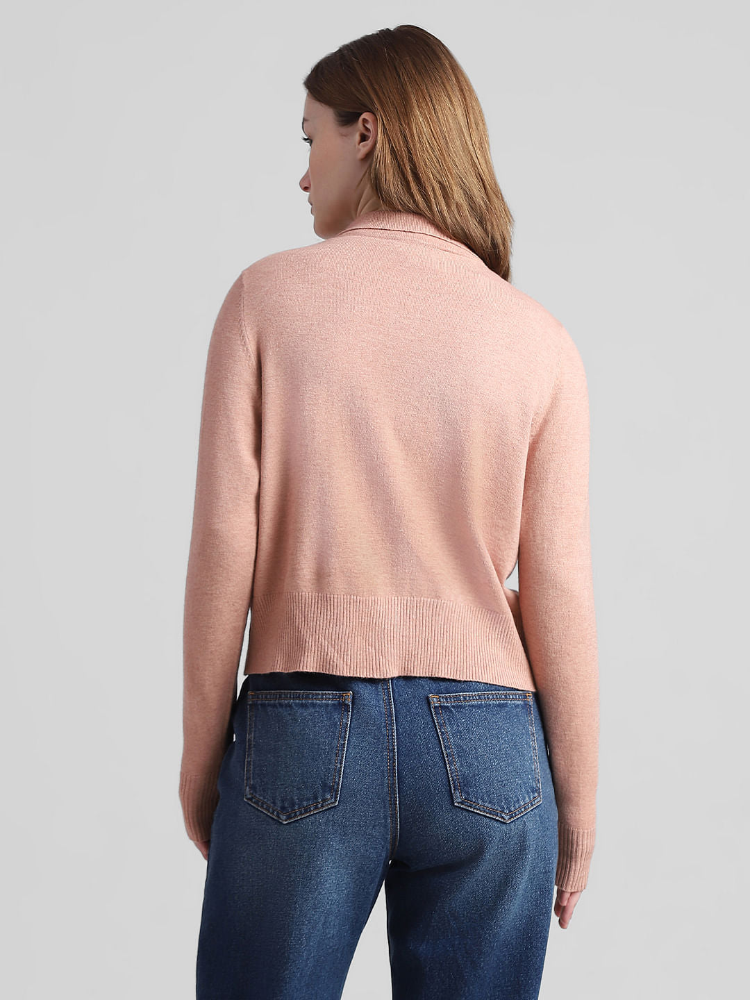 Brown Front Button Cardigan