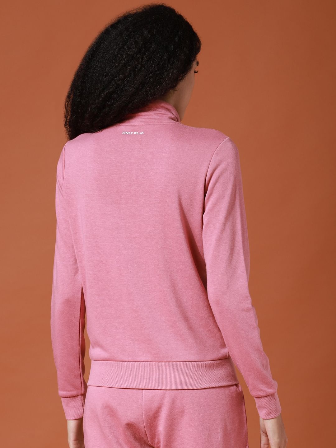 Play Pink High Neck Zip Co-Ord Sweatshirt