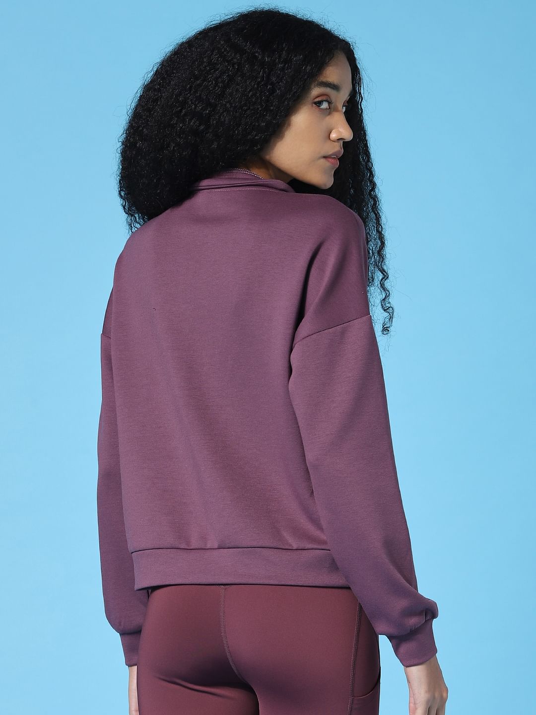 Play Purple High Neck Training Jacket