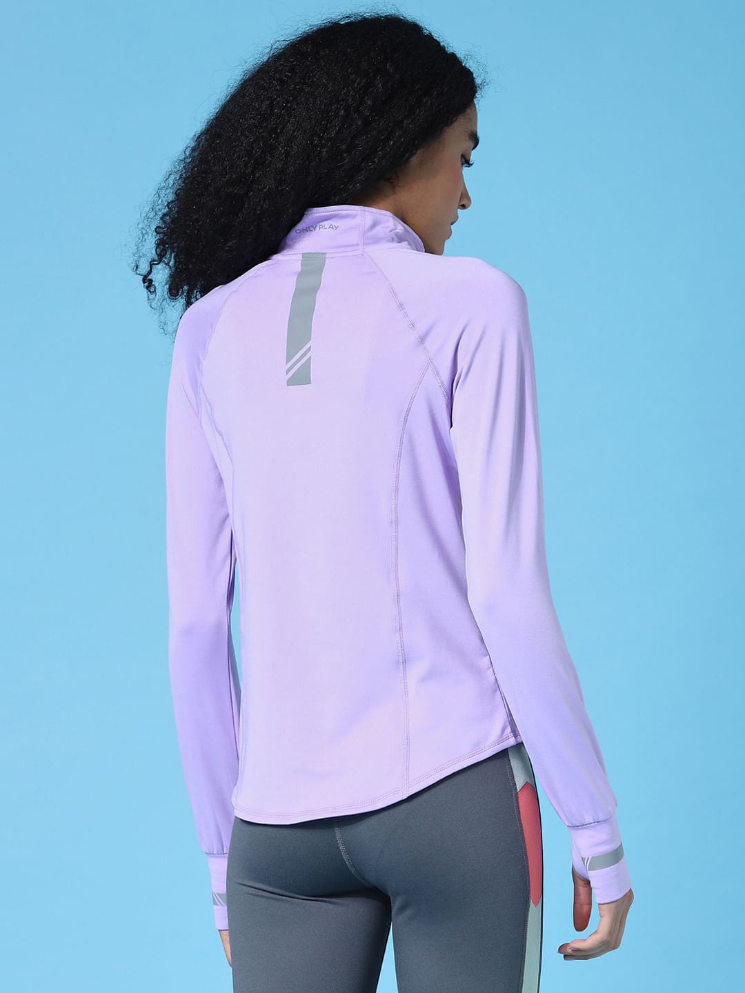 Play Purple High Neck Training Top