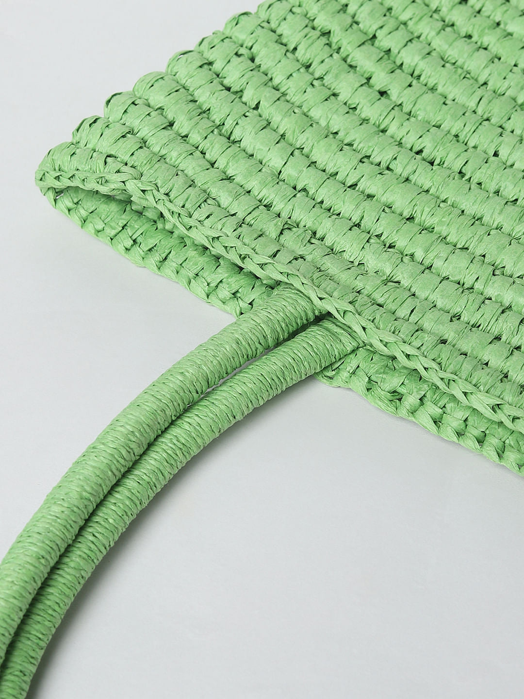 Green Straw Bag