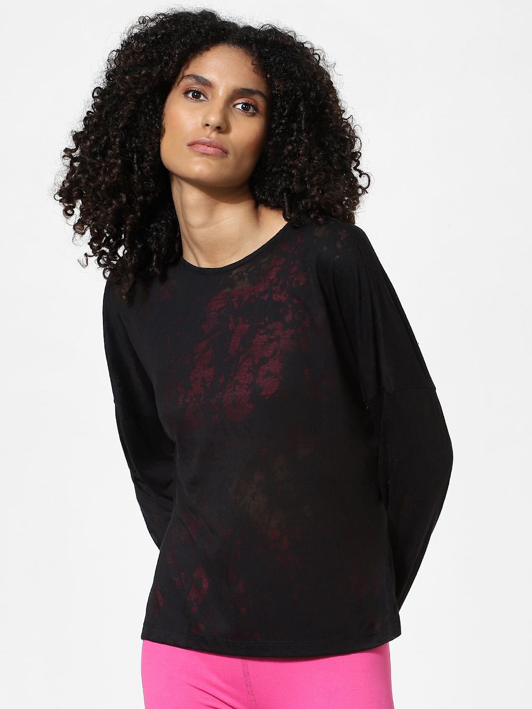 Black Burn-Out Training T-Shirt