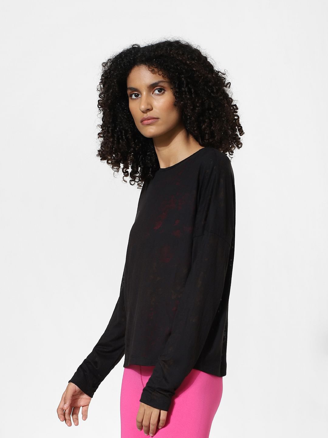 Black Burn-Out Training T-Shirt