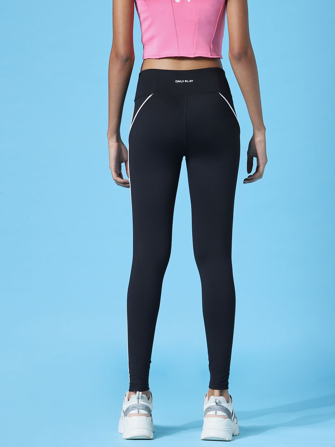 Play Black High Rise Training Tights