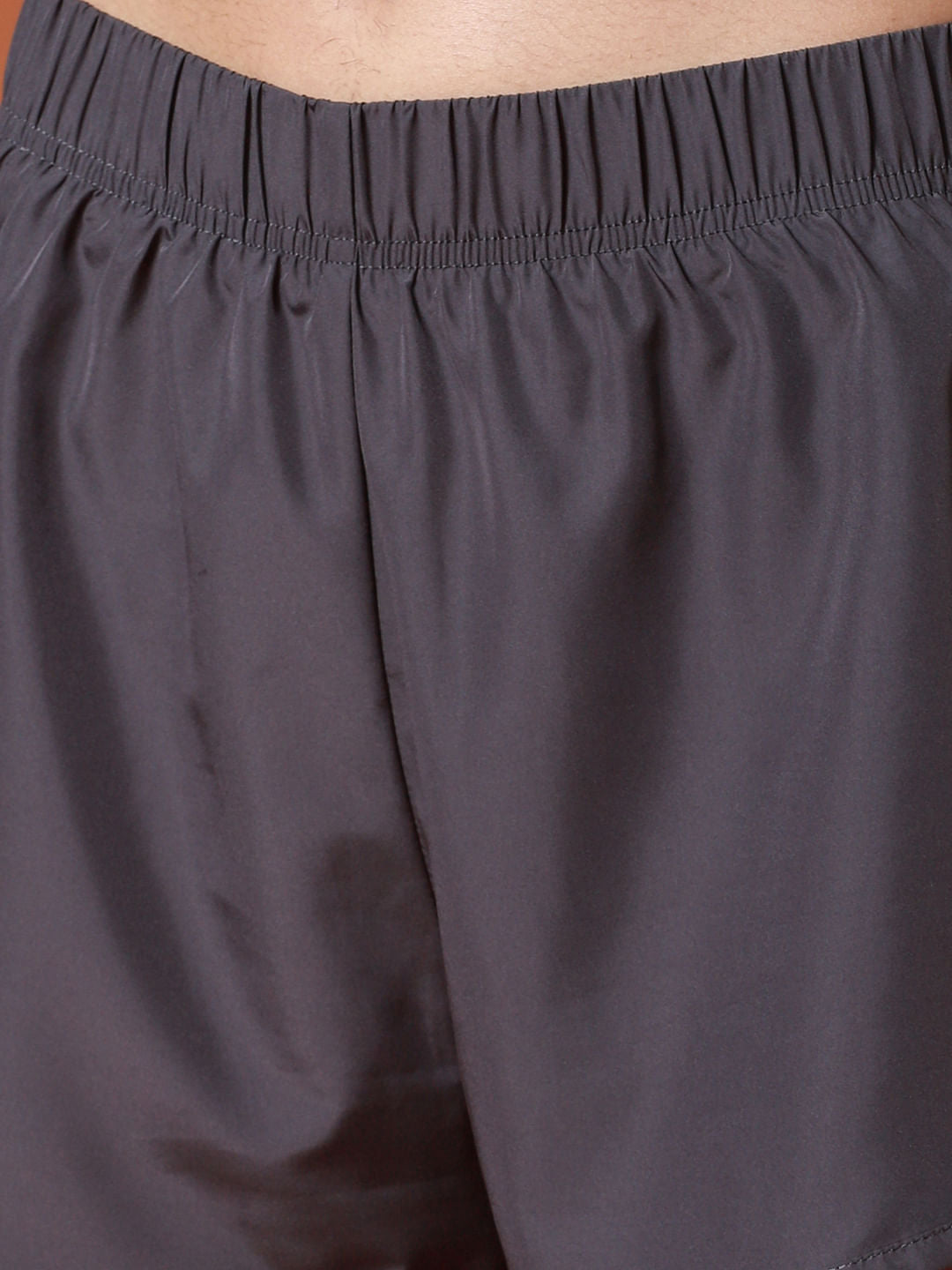 Play Dark Grey High Rise Double Layered Training Shorts