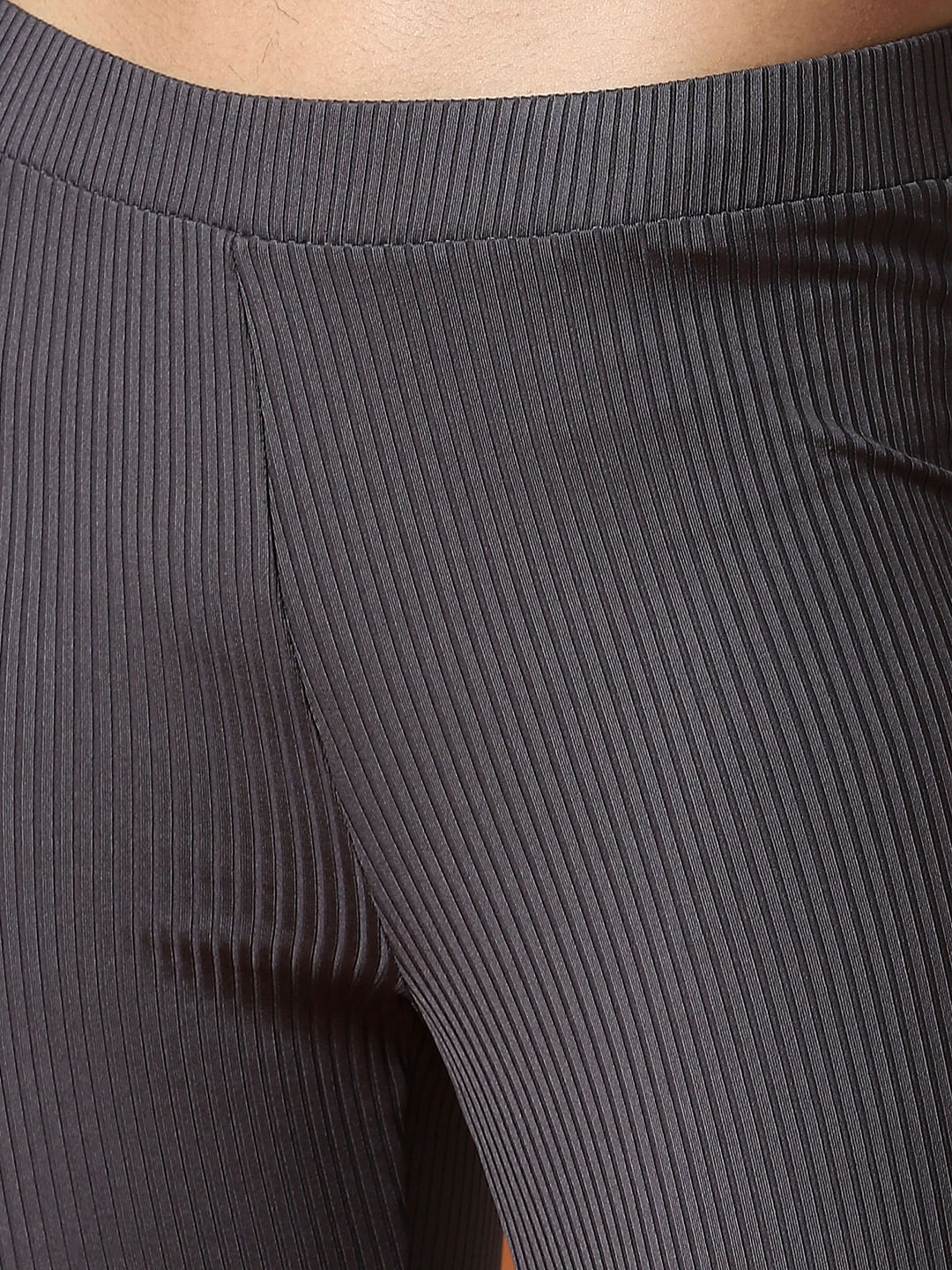 Play Dark Grey High Rise Flared Co-Ord Pants