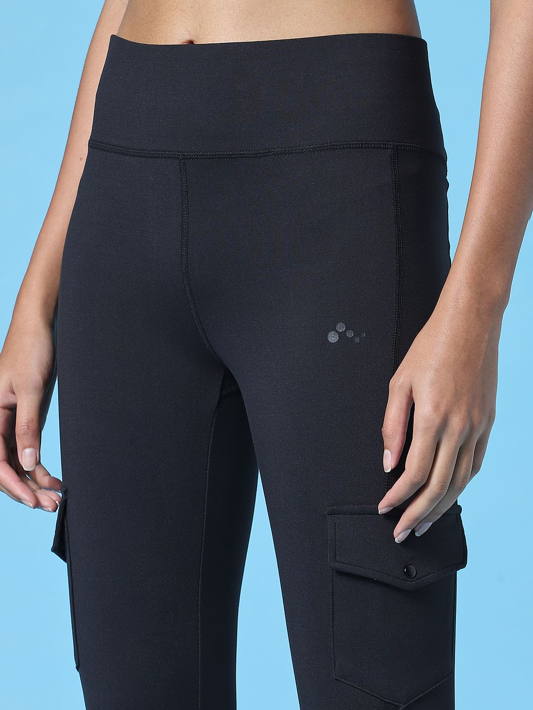 Play Black High Rise Training Tights