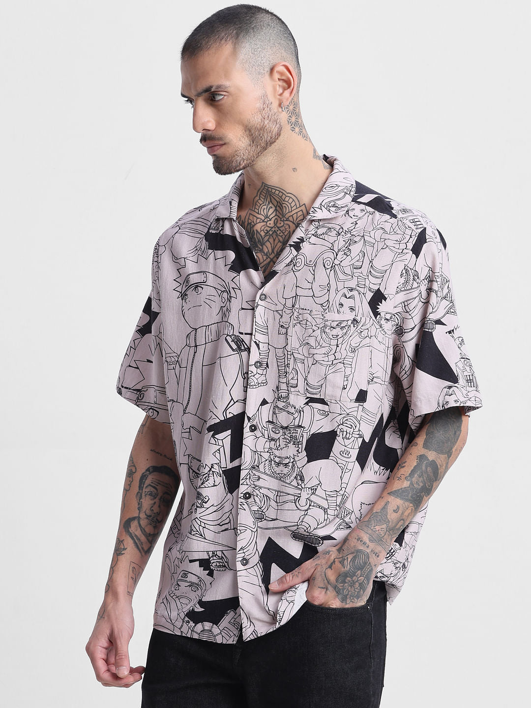 Only X Naruto Beige Team Kakashi Unisex Shirt