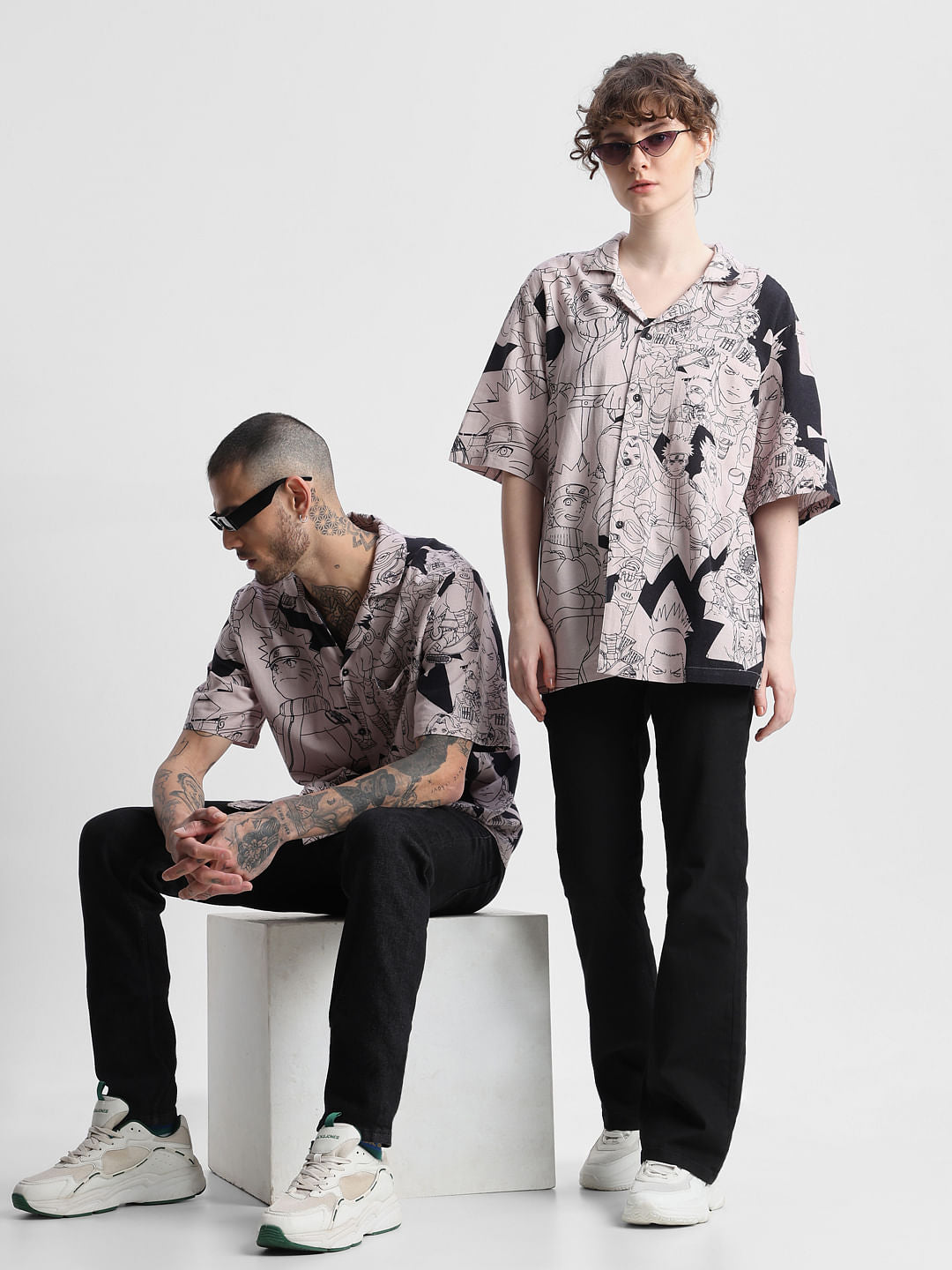 Only X Naruto Beige Team Kakashi Unisex Shirt