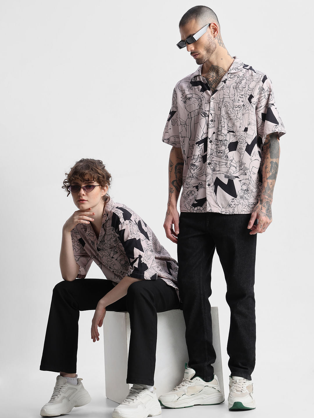 Only X Naruto Beige Team Kakashi Unisex Shirt