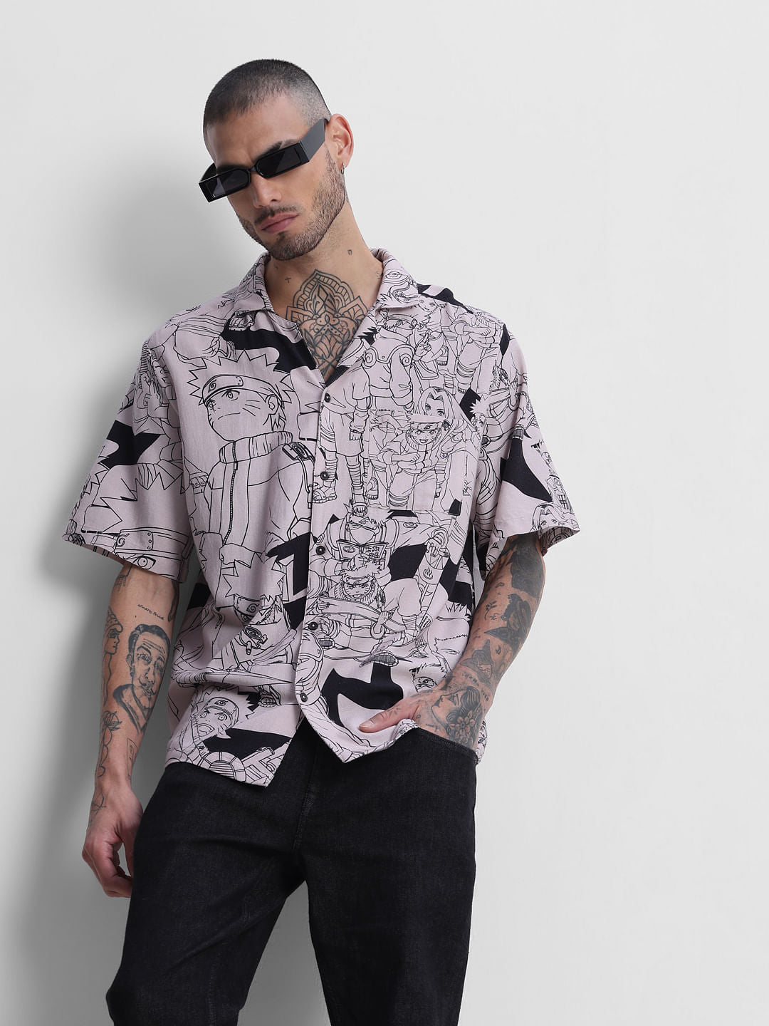 Only X Naruto Beige Team Kakashi Unisex Shirt