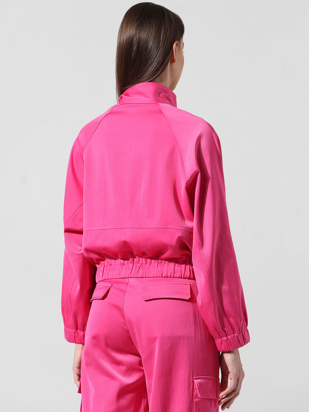 Fuchsia Pink Co-Ord Set Jacket