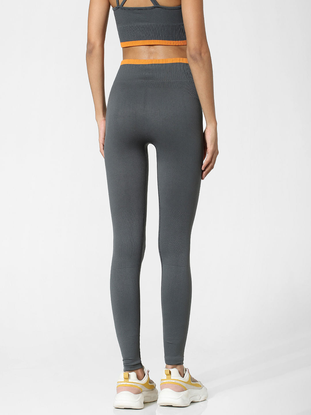 Dark Grey High Rise Co-Ord Training Tights