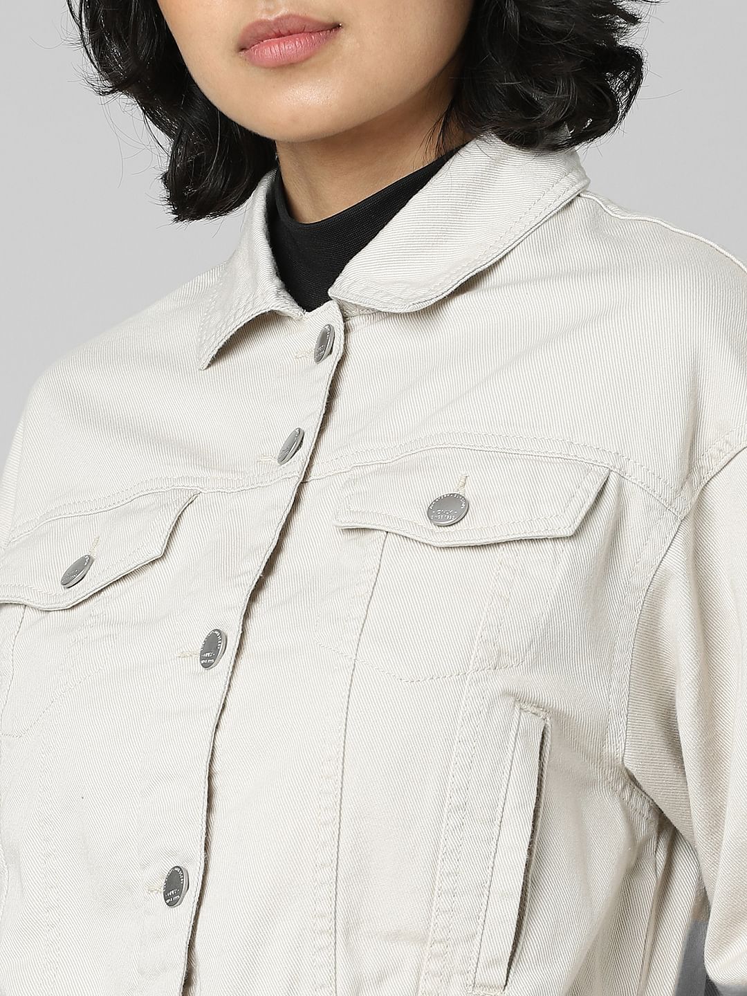 Beige Canvas Jacket