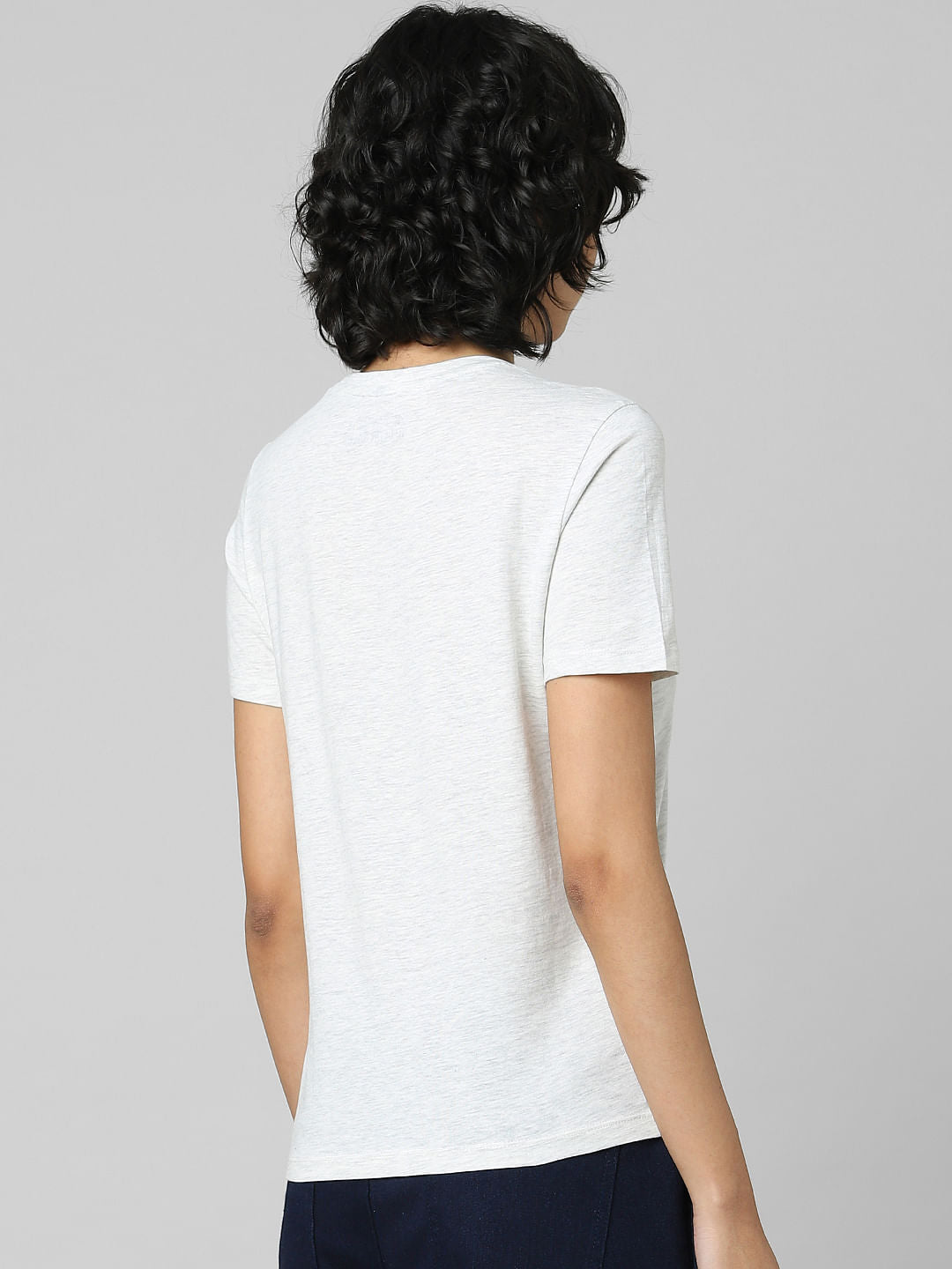 White Graphic Print T-Shirt