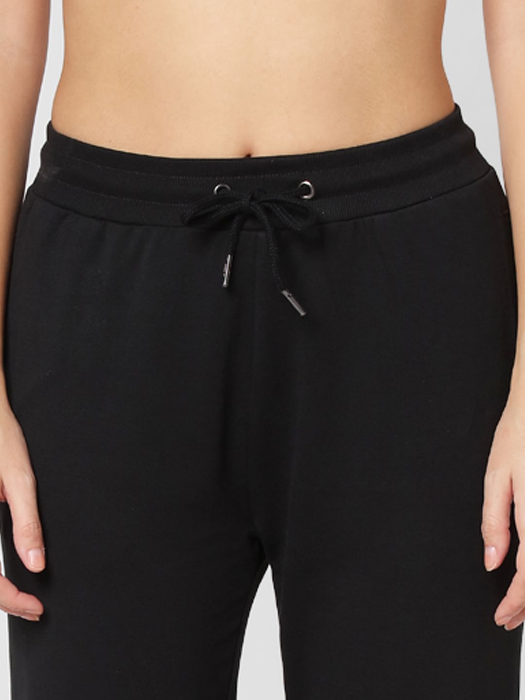 Only X Flabjacks Black Mid Rise Joggers