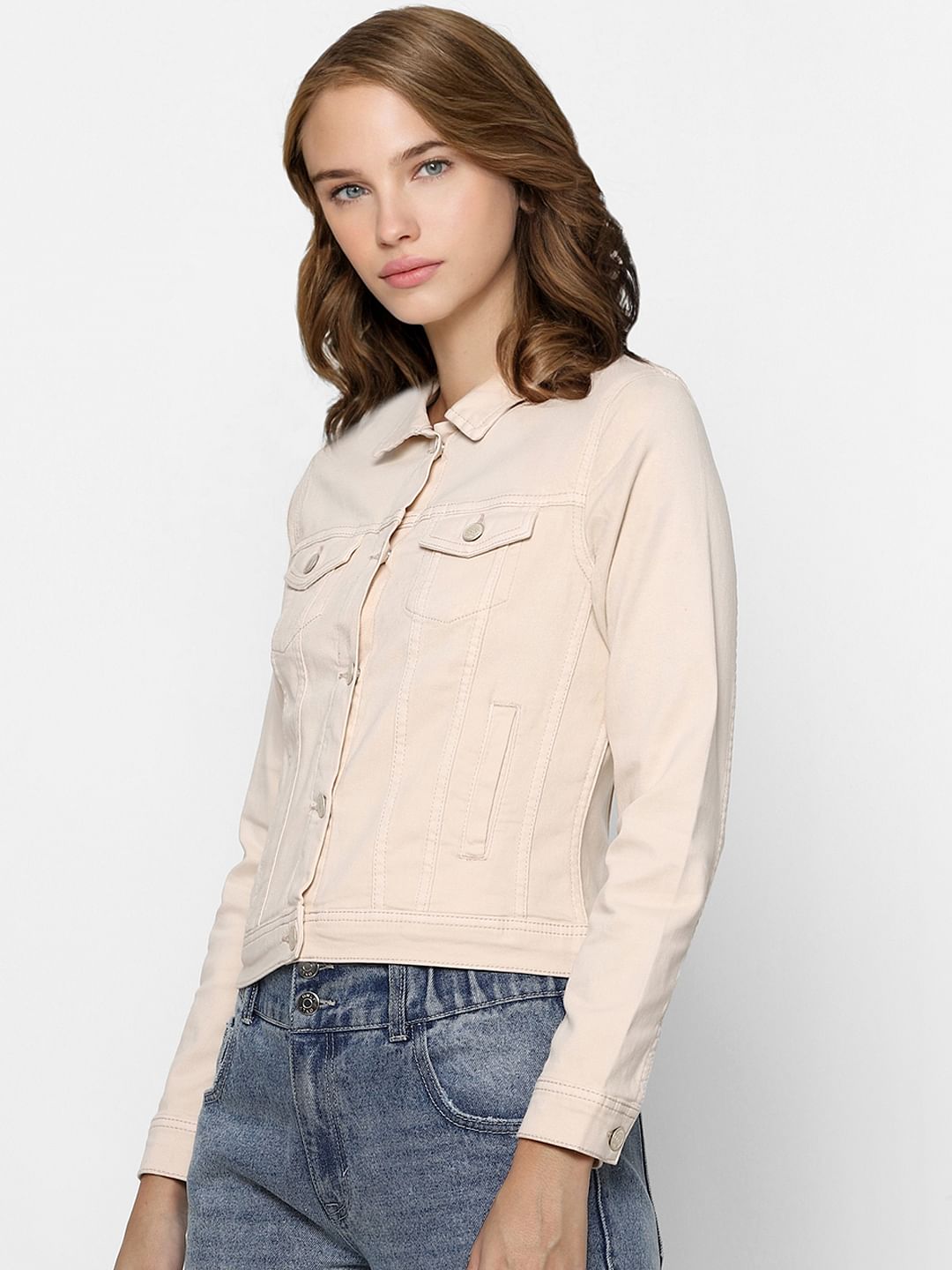 Light Pink Denim Jacket