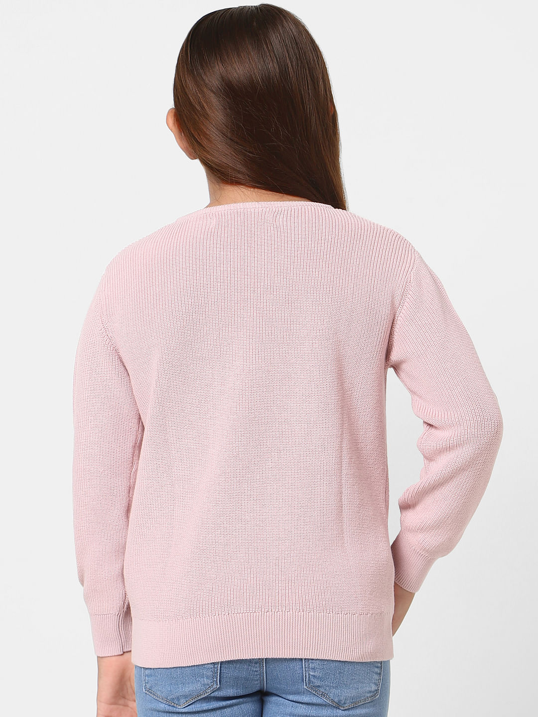 Pink Sequin Detail Pullover
