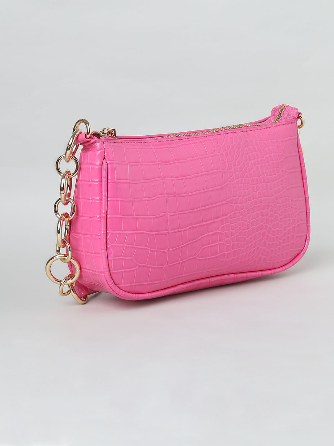 Pink Baguette Bag