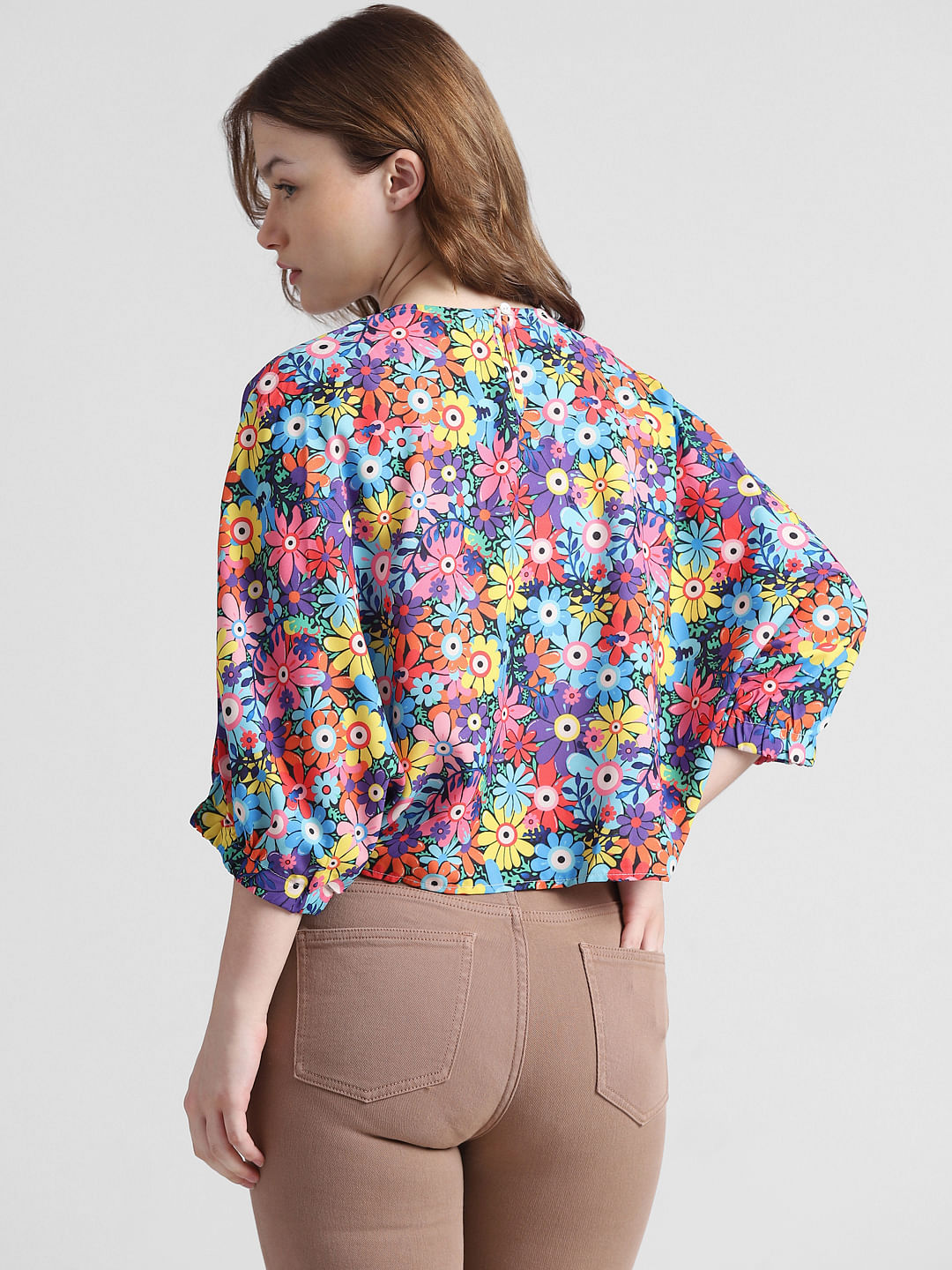 Multi-Coloured Floral Top