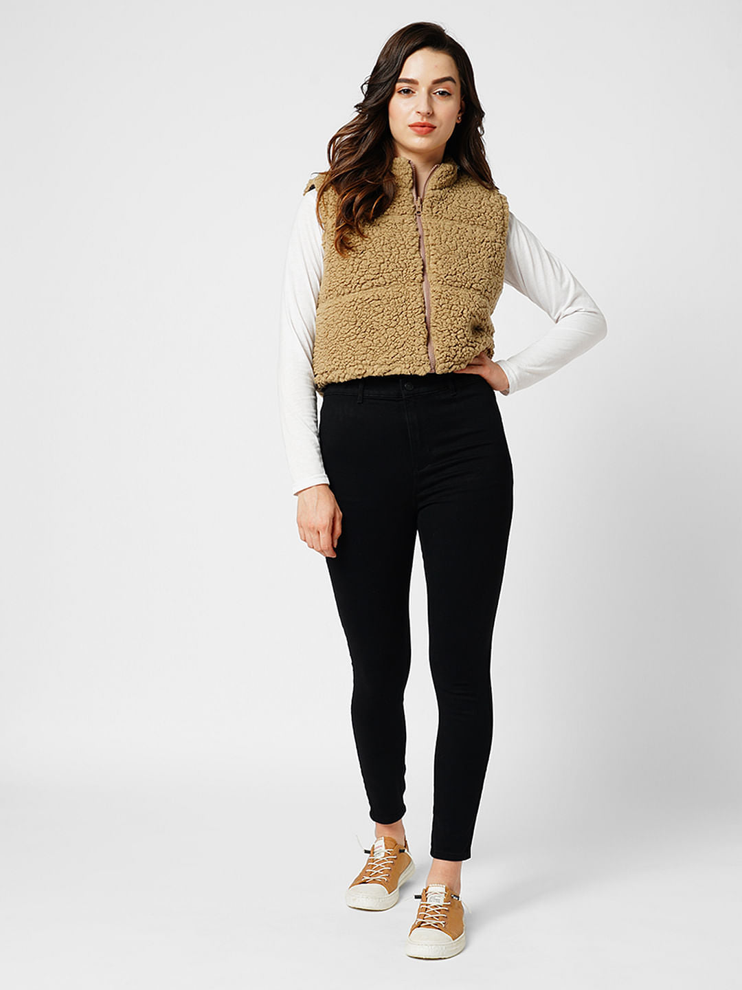 Jdy By Only Black High Rise Skinny Fit Jeans