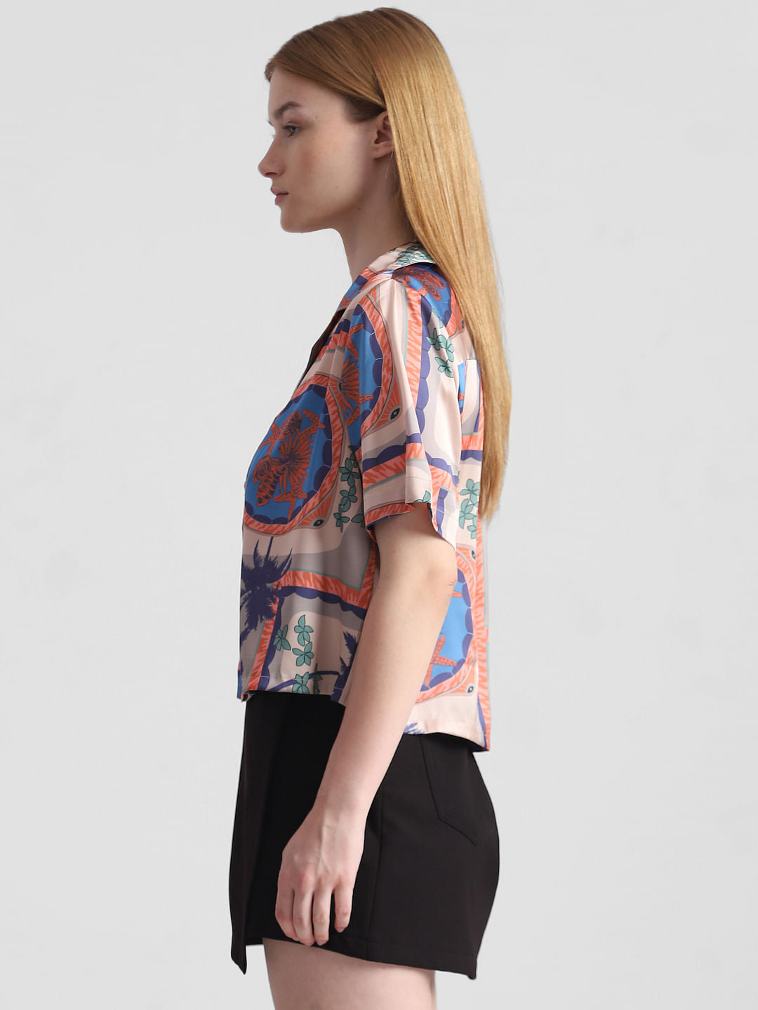 Light Brown Printed Shirt