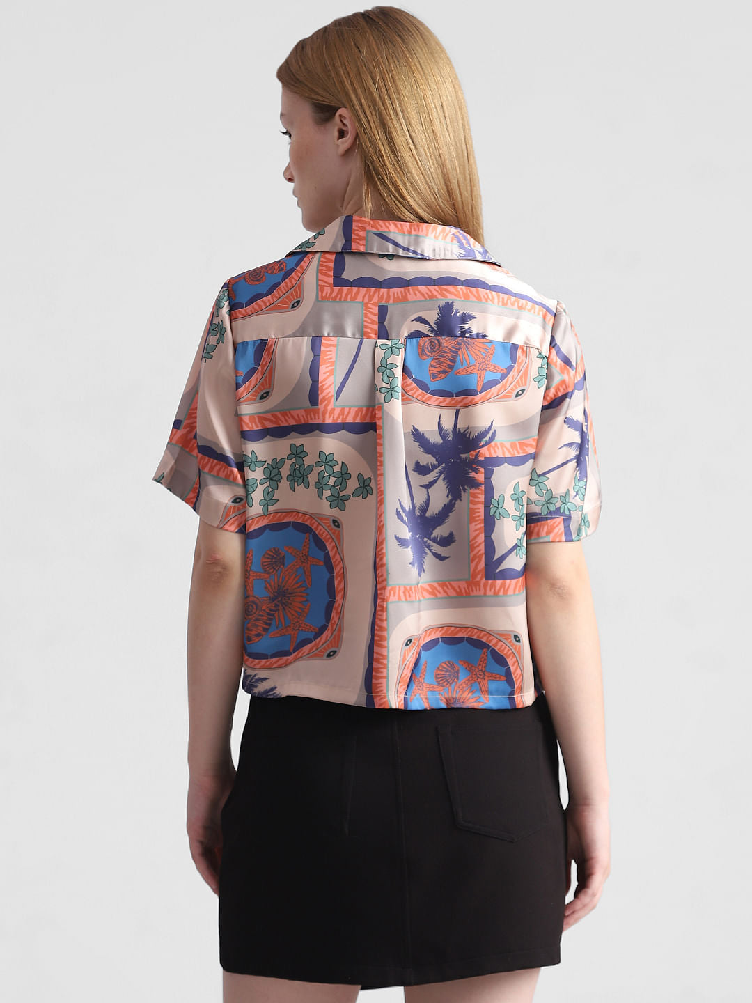 Light Brown Printed Shirt