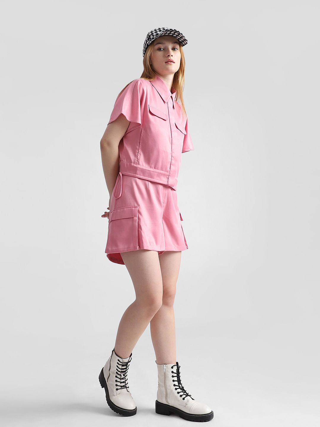 Pink Co-Ord Set Shorts