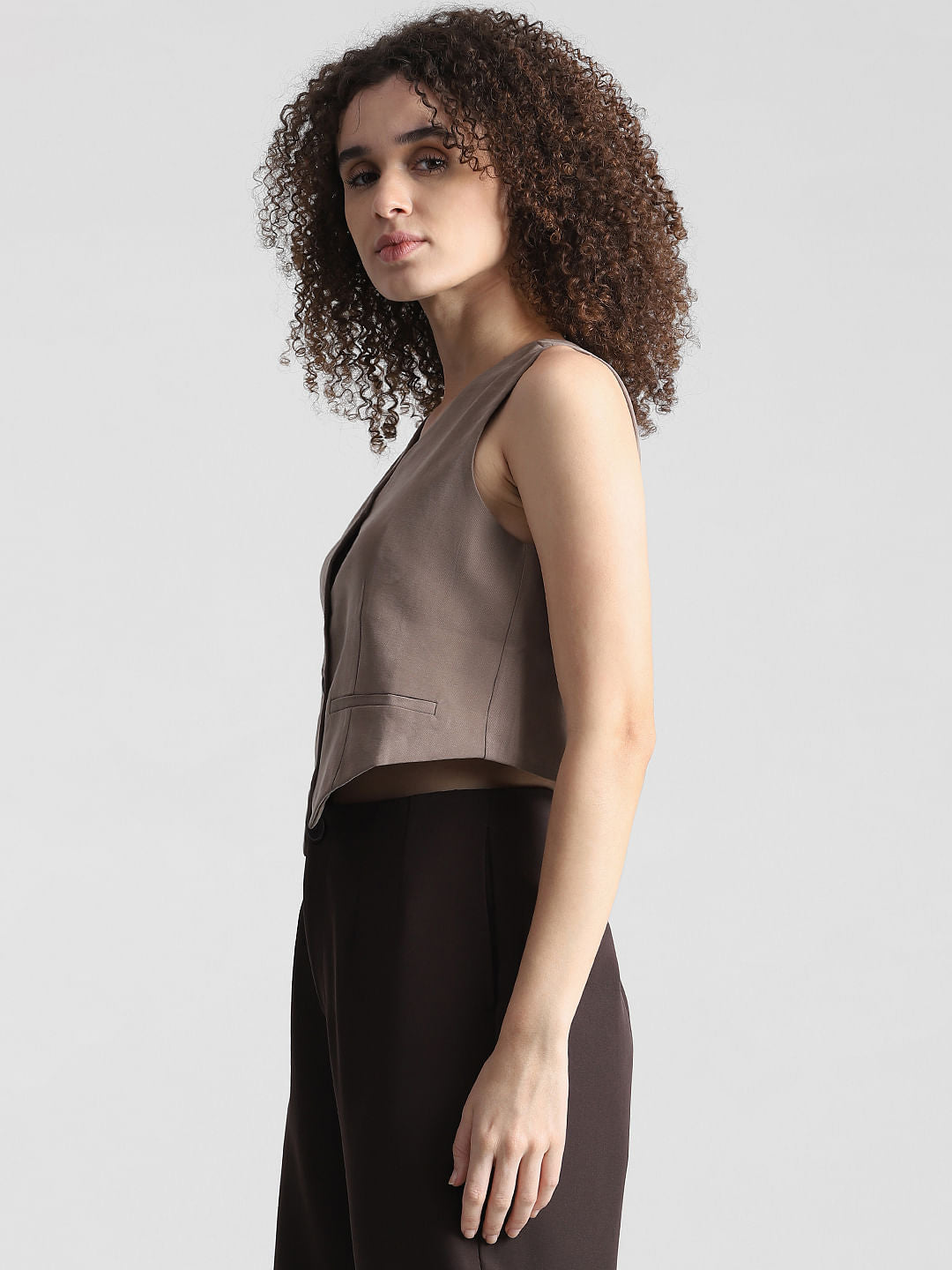 Grey Short Waistcoat