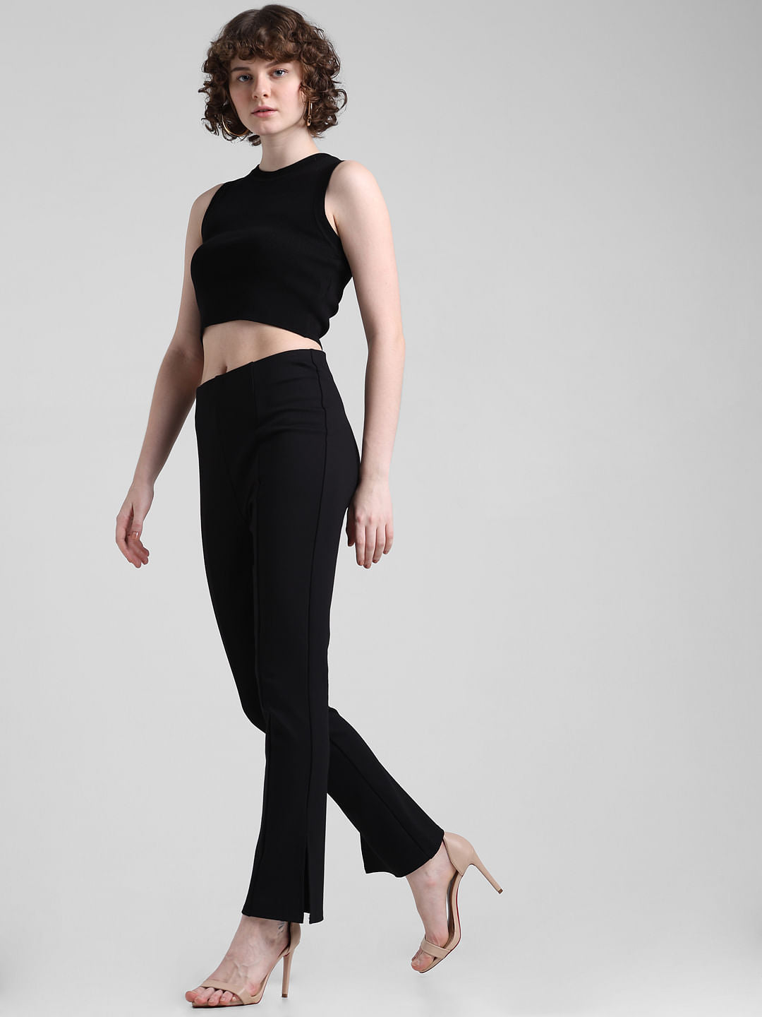 Black High Rise Skinny Fit Leggings